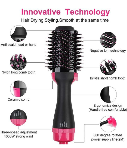 NOX™ Volumizer Hair Dryer and Hot Air Brush | 3-in-1