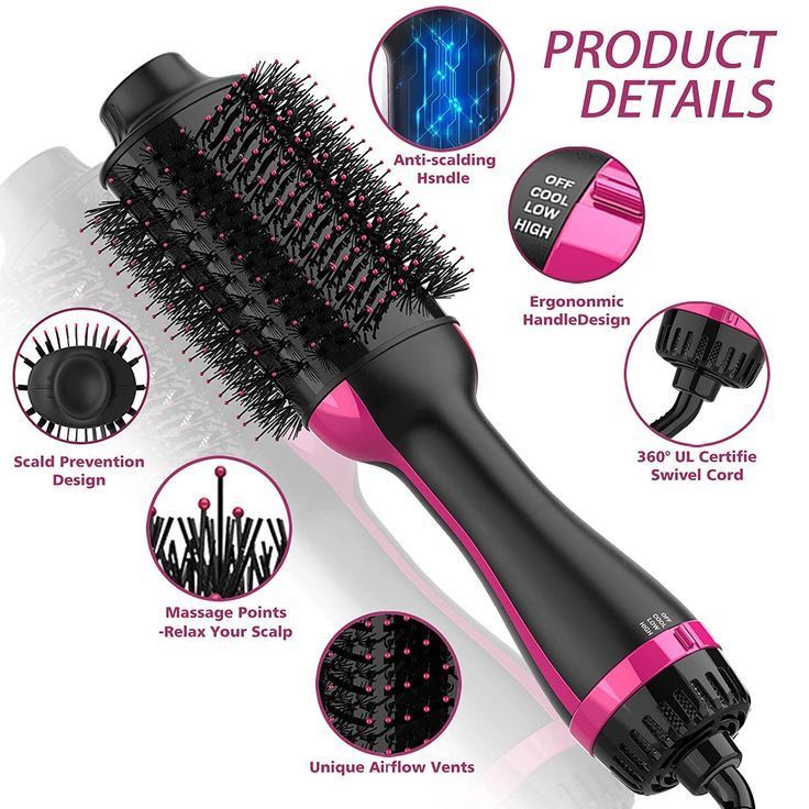 NOX™ Volumizer Hair Dryer and Hot Air Brush | 3-in-1